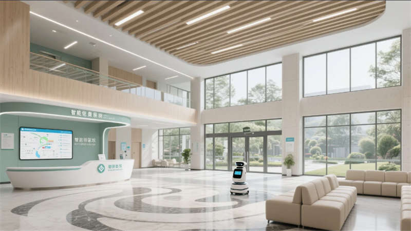 自然療愈，智慧交互——合肥現代化醫院空間裝修設計欣賞